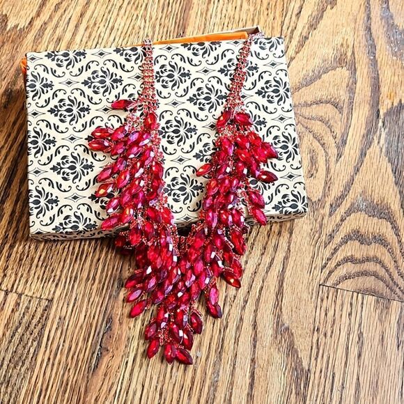 Nib red fire necklace - Picture 1 of 4